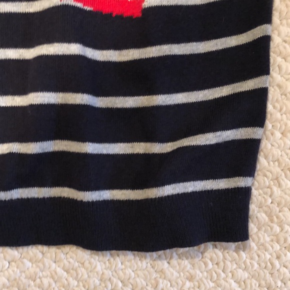 Talbots Blue Stripe LOVE STRIPE Crewneck Sweater - Picture 12 of 12